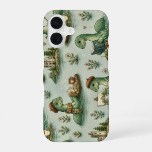 Gezellige Cryptiden Nessie Loch Ness Monster hobby iPhone 16 Hoesje