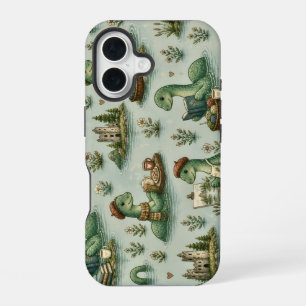 Gezellige Cryptiden Nessie Loch Ness Monster hobby iPhone 16 Hoesje