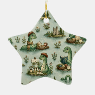 Gezellige Cryptiden Nessie Loch Ness Monster hobby Keramisch Ornament
