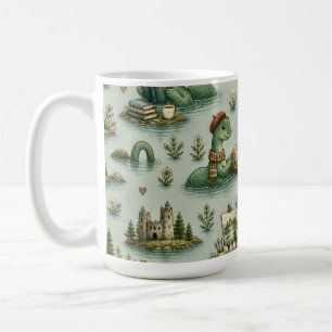 Gezellige Cryptiden Nessie Loch Ness Monster hobby Koffiemok
