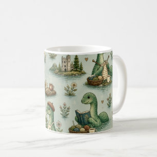 Gezellige Cryptiden Nessie Loch Ness Monster hobby Koffiemok