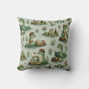 Gezellige Cryptiden Nessie Loch Ness Monster hobby Kussen