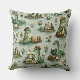 Gezellige Cryptiden Nessie Loch Ness Monster hobby Kussen