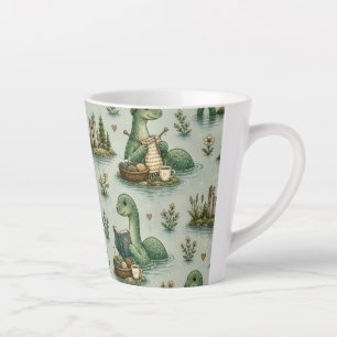 Gezellige Cryptiden Nessie Loch Ness Monster hobby Latte Mok