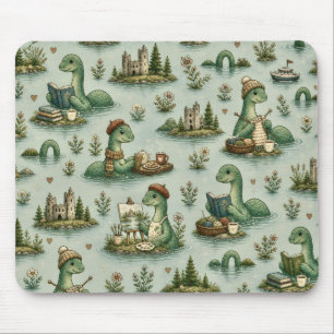 Gezellige Cryptiden Nessie Loch Ness Monster hobby Muismat
