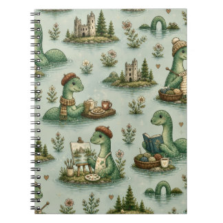 Gezellige Cryptiden Nessie Loch Ness Monster hobby Notitieboek
