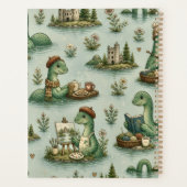 Gezellige Cryptiden Nessie Loch Ness Monster hobby Planner (Achterkant)
