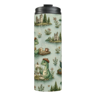 Gezellige Cryptiden Nessie Loch Ness Monster hobby Thermosbeker