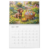 Gezellige Dachshund Cottage Kalender (Mar 2027)