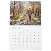 Gezellige Dachshund Cottage Kalender (Feb 2027)