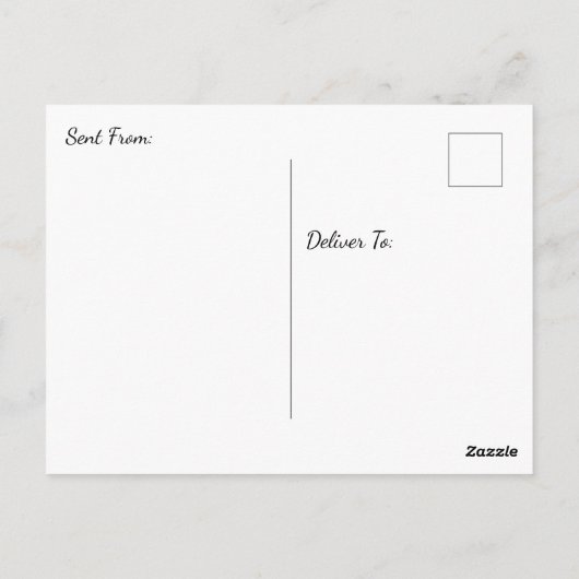 Gezellige dame lezen met koffie en kat briefkaart (Achterkant)