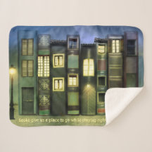 Gezellige deken voor boekenliefhebbers