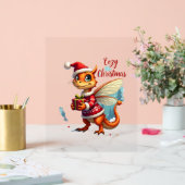 Gezellige Dragonfly Kerstmis Acryl Bord (Huwelijk)