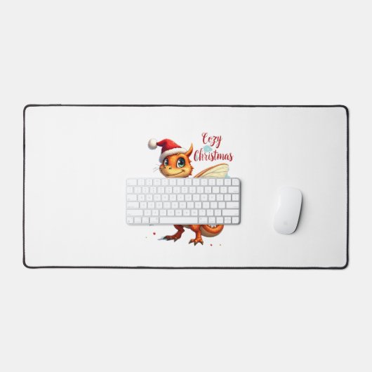 Gezellige Dragonfly Kerstmis Bureaumat (Keyboard & Muis)