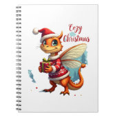 Gezellige Dragonfly Kerstmis Notitieboek (Voorkant)
