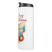 Gezellige Dragonfly Kerstmis Thermosbeker (Geroteerd rechts)