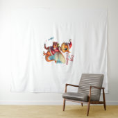 Gezellige Dragonfly Kerstmis Wandkleed (In Situ (horizontaal))