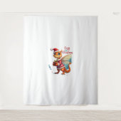 Gezellige Dragonfly Kerstmis Wandkleed (Voorkant)