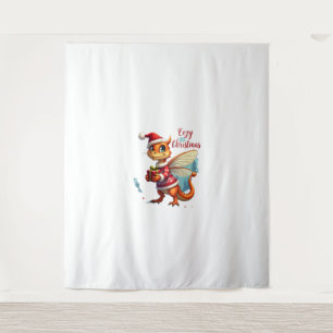 Gezellige Dragonfly Kerstmis Wandkleed