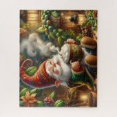 Gezellige Dwerg Koffie Legpuzzel (Verticaal)