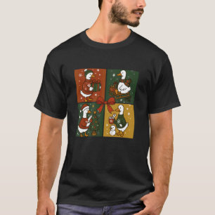 Gezellige Eenden Winter Wonderland Kerstvreugde Sc T-shirt