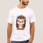 Gezellige egel in het bos t-shirt (Voorkant)