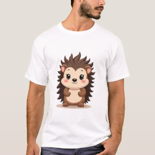 Gezellige egel in het bos t-shirt