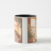 Gezellige egel Mok: een warme omhelzing Mok (Midden)