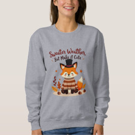 Gezellige en Schattigee Fox in Herfst Sweater