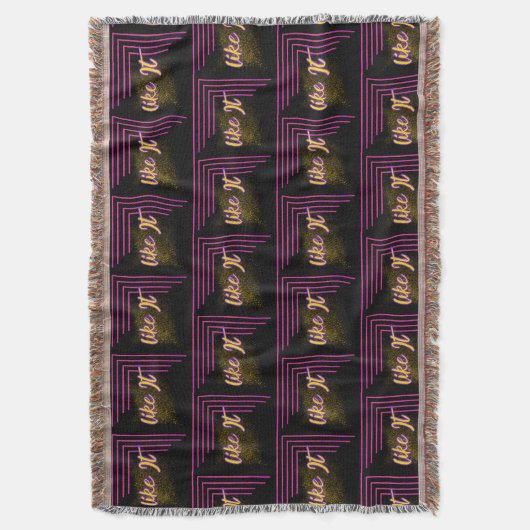 Gezellige en Unieke Gooi Deken Design op Zazzle (Voorkant Verticaal)