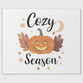Gezellige enge seizoen cadeaupapier (Vlak)