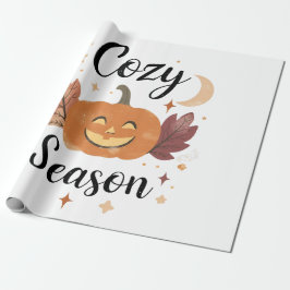 Gezellige enge seizoen cadeaupapier