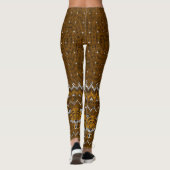 Gezellige Fair Isle Kerstmis Leggings (Achterkant)