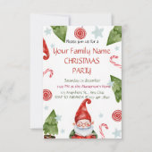 Gezellige familie kerst uitnodiging | kerstjuichen (Voorkant)