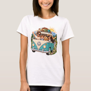 Gezellige Familiereis – Oude-Roadtrip T-shirt