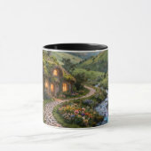Gezellige Fantasy Cottage Accent Mok (Midden)