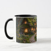 Gezellige Fantasy Cottage Accent Mok (Links)