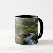 Gezellige Fantasy Cottage Accent Mok (Voorkant rechts)
