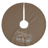 Gezellige feestelijke rustieke kerst kerstboom rok (Voorkant)