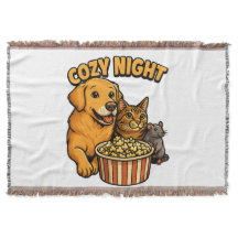 Gezellige Filmavond – Mooie Hond, Kat, Muis met Po