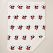 Gezellige Fleece & Sherpa deken (Voorkant)