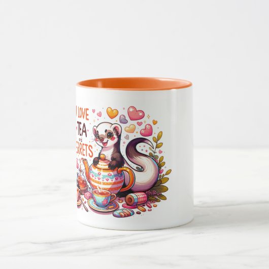 Gezellige fret thee tijd mok (Midden)