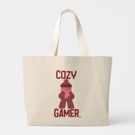 Gezellige Gamer Fun Boardgame Meeple Gamer Life Grote Tote Bag (Achterkant)