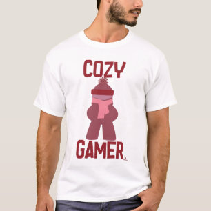 Gezellige Gamer Fun Boardgame Meeple Slogan T-shirt