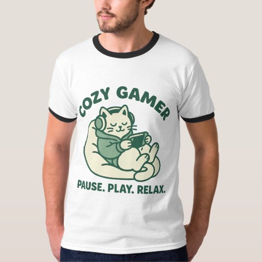 Gezellige Gamer Modus T-shirt (Voorkant)