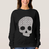 Gezellige gebreide schedel trui (Voorkant)