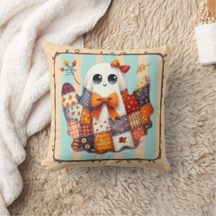 Gezellige Geest Patchwork Dekbed – Halloween & Her Kussen