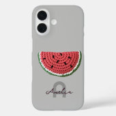 Gezellige gehaakte watermeloen fruit esthetische m Case-Mate iPhone case (Achterkant)