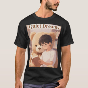 Gezellige Geleerde Bibliotheek Jongen & Teddybeer T-shirt