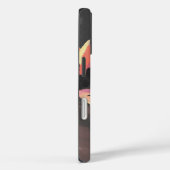 Gezellige geschilderde kat en persoon illustratie Case-Mate iPhone case (Achterkant / Rechts)